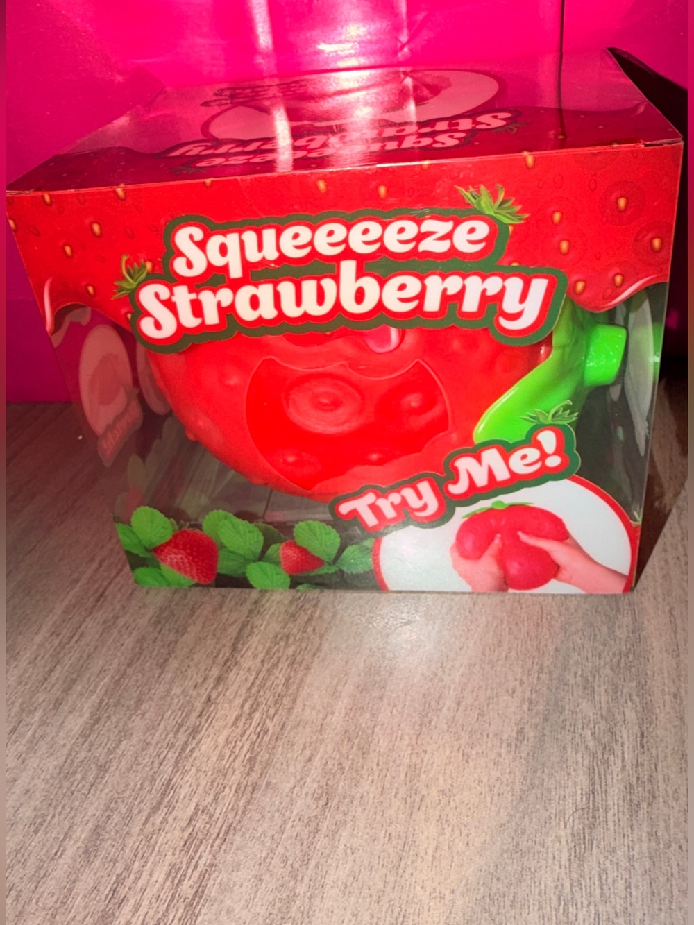 Authentic Strawberry Squishy-Red